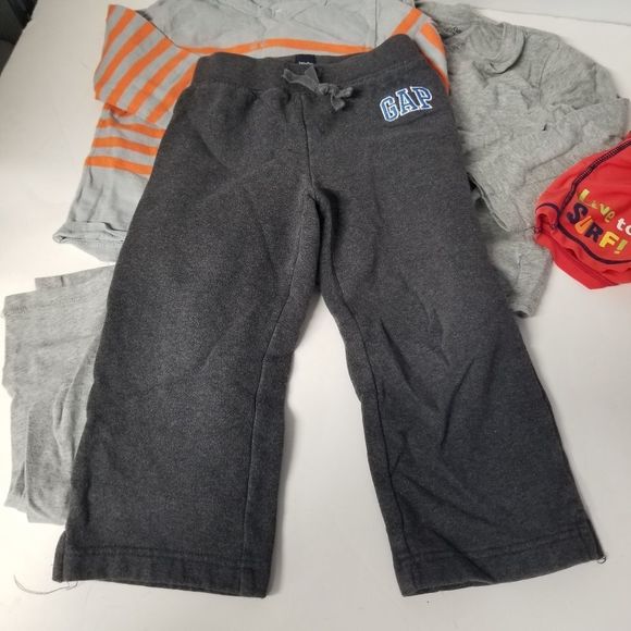 Gap Boys bundle 3T 3 years pants long sleeve kids gray not so mystery lot bundle - Picture 3 of 12